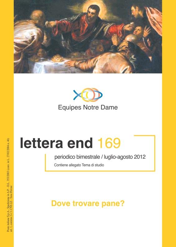 LETTERA 169 LUGLIO - AGOSTO 2012