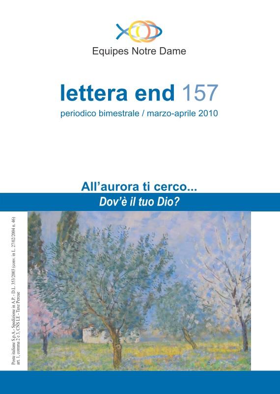 LETTERA 157 Marzo-Aprile 2010