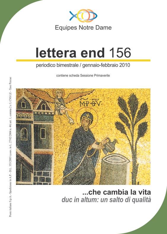 LETTERA 156 GENNAIO - FEBBRAIO 2010