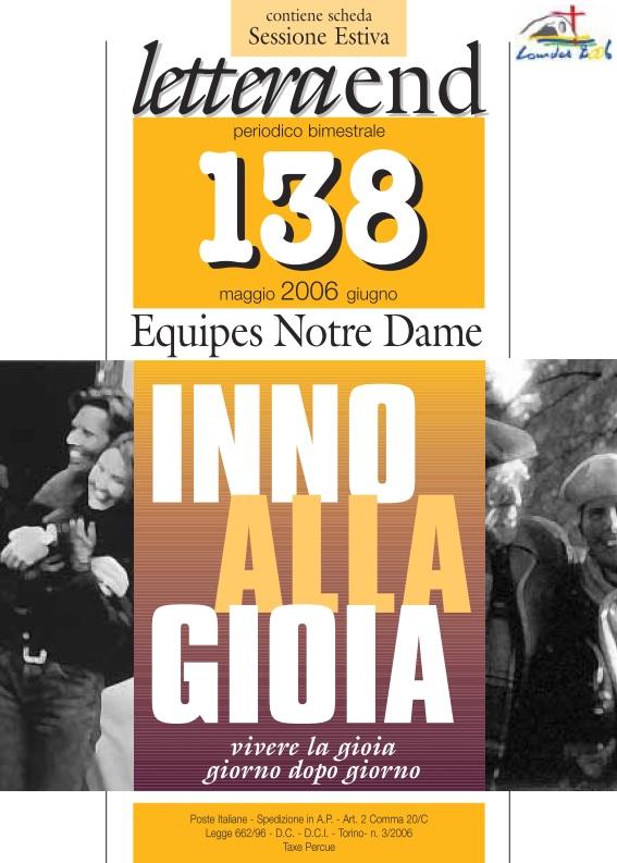 LETTERA 138 MAGGIO-GIUGNO 2006