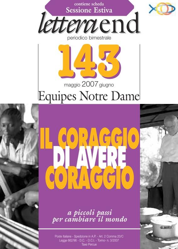 LETTERA 143 MAGGIO-GIUGNO 2007