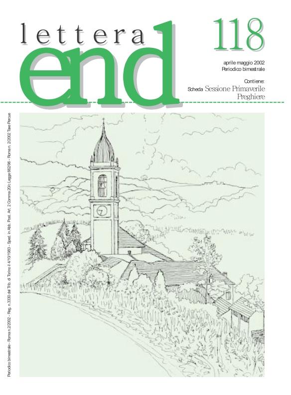 LETTERA 118 APRILE-MAGGIO 2002