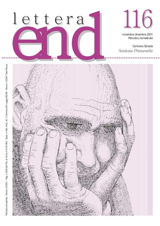 LETTERA 116 NOVEMBRE-DICEMBRE 2001