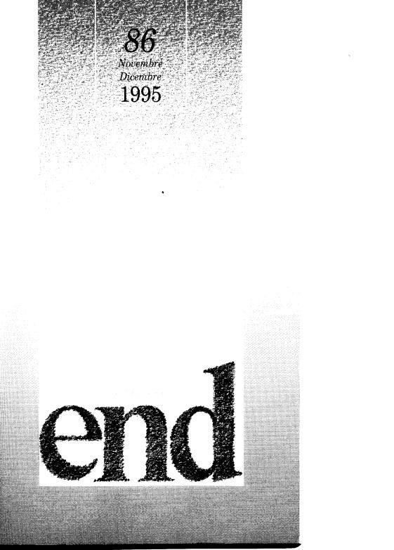 LETTERA 86 NOVEMBRE-DICEMBRE 1995