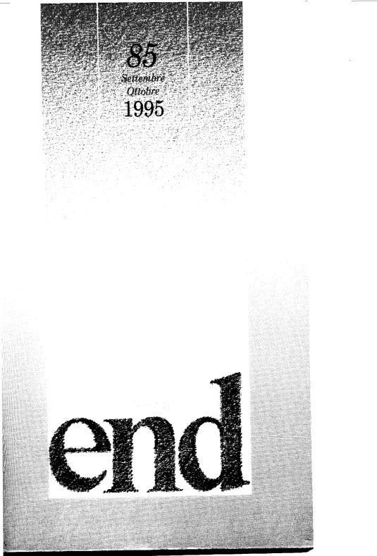 LETTERA 85 SETTEMBRE-OTTOBRE 1995