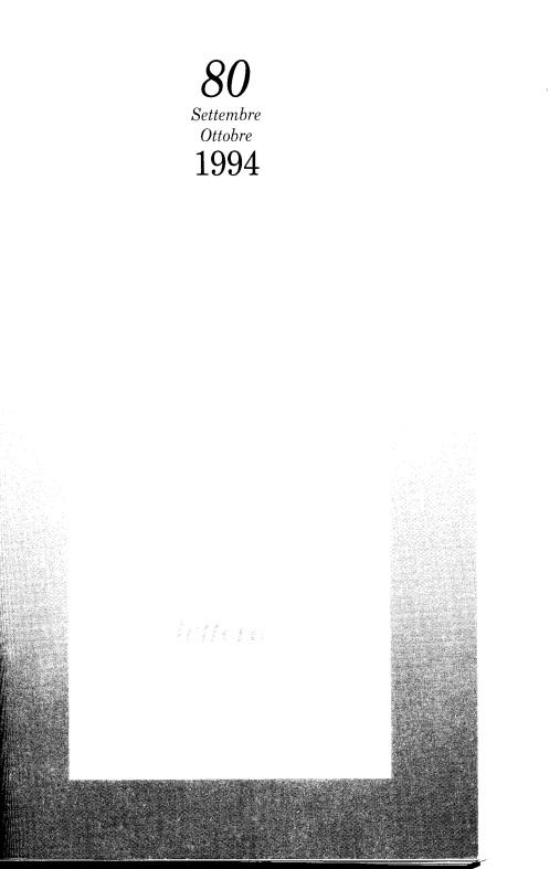 LETTERA 80 SETTEMBRE-OTTOBRE 1994