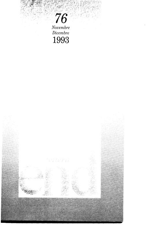 LETTERA 76 NOVEMBRE-DICEMBRE 1993