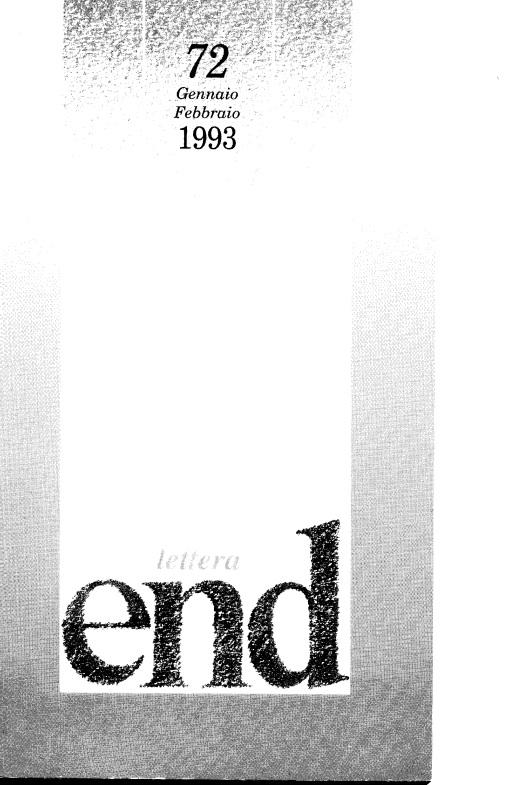 LETTERA 72 GENNAIO-FEBBRAIO 1993