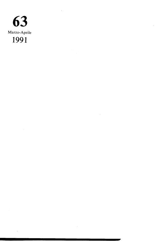 LETTERA 63 MARZO-APRILE 1991