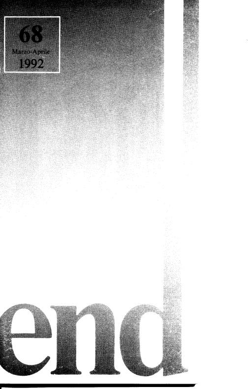 LETTERA 68 MARZO-APRILE 1992