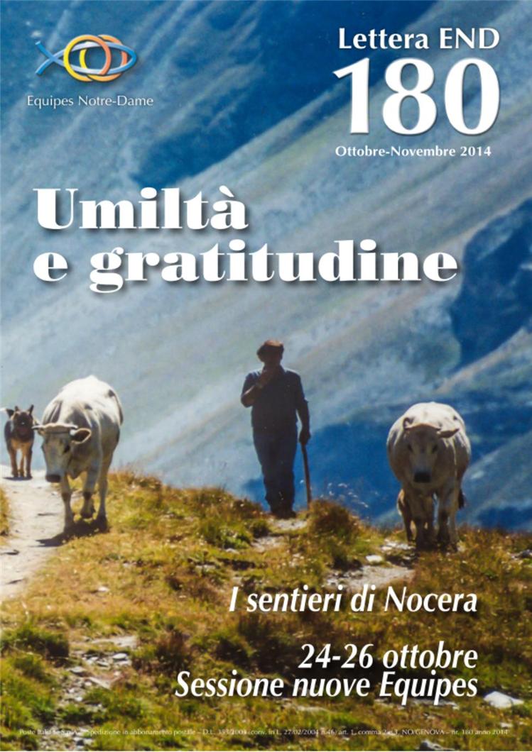 LETTERA 180 OTOBRE - NOVEMBRE 2014