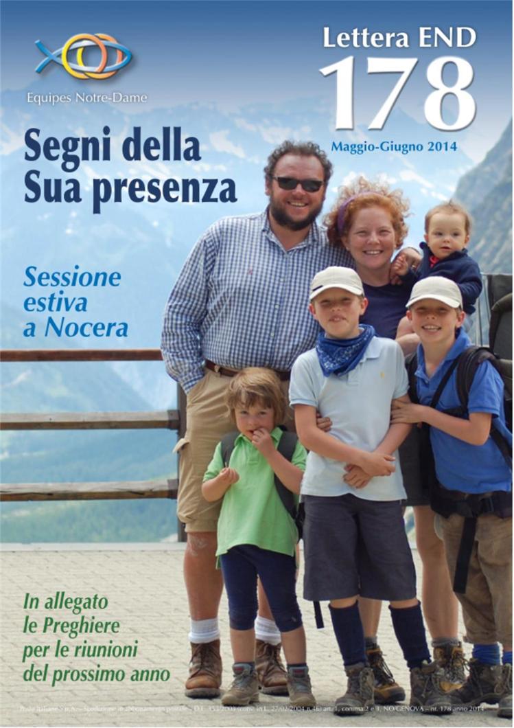 LETTERA 178 MAGGIO - GIUGNO 2014 