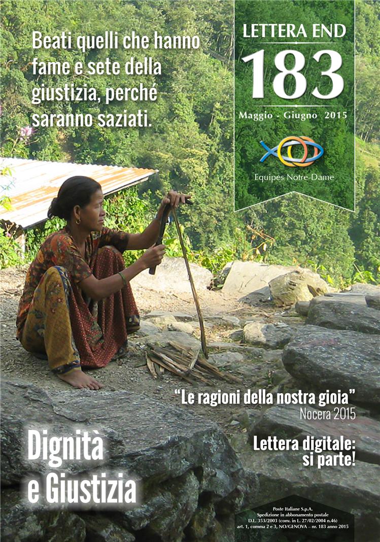 LETTERA 183 MAGGIO - GIUGNO 2015