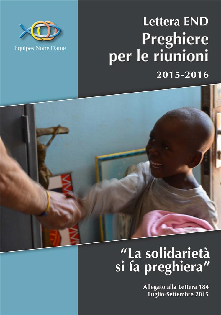 LIBRETTO DELLE PREGHIERE 2015-2016