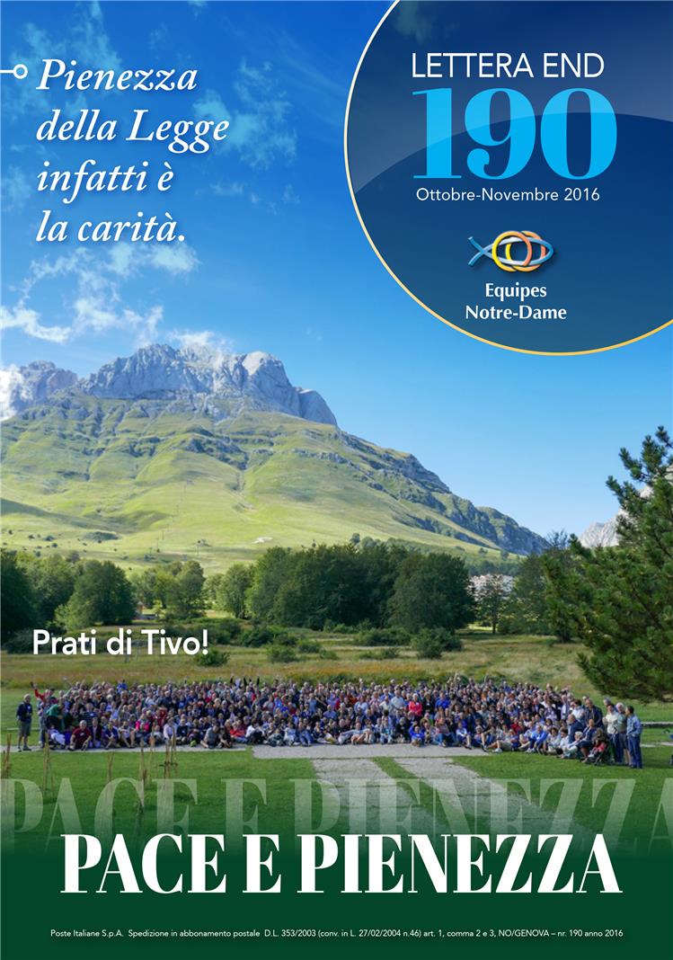 LETTERA 190 - OTTOBRE NOVEMBRE 2016