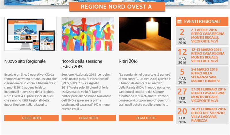 Nuovo sito Regionale