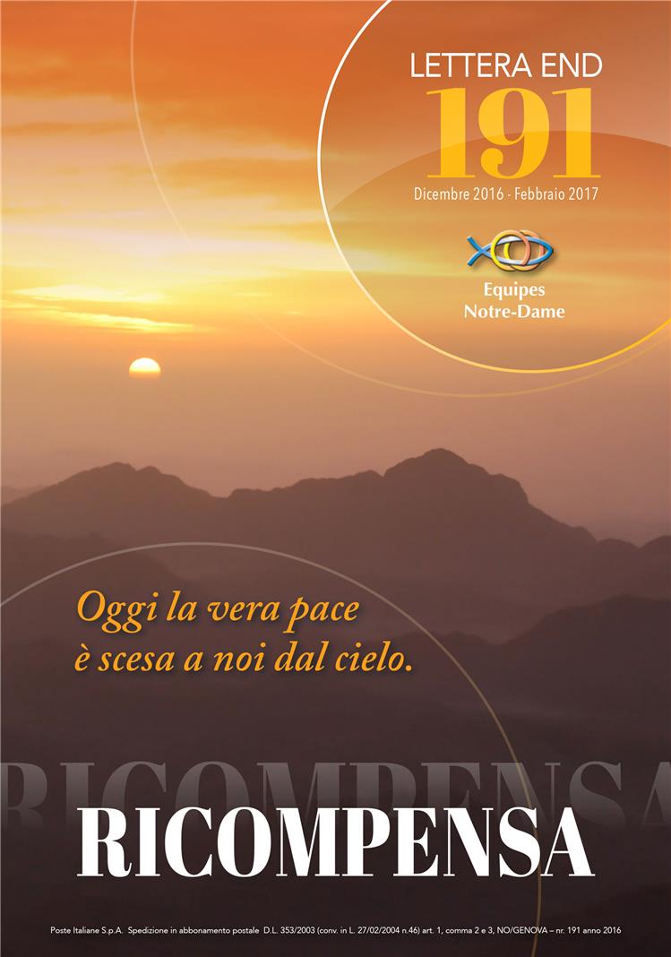 LETTERA 191 - DICEMBRE 2016 - FEBBRAIO 2017