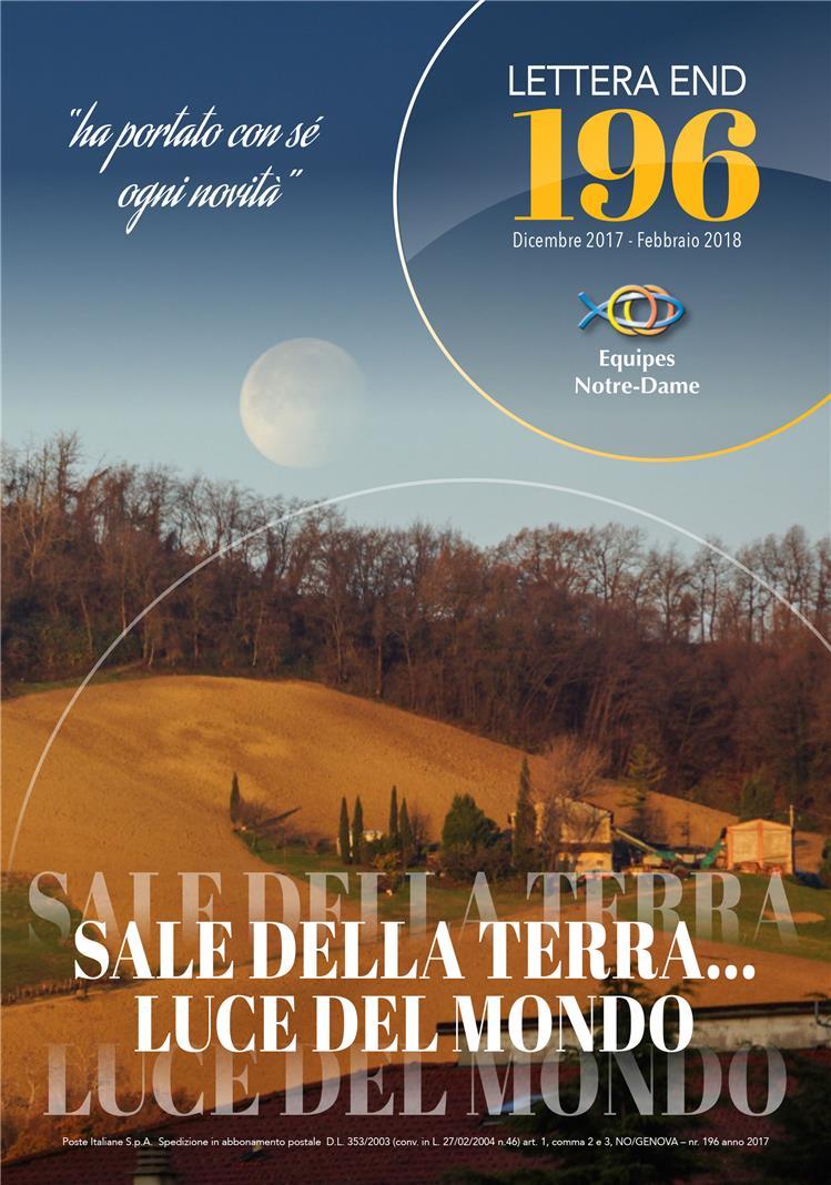 LETTERA 196 - DICEMBRE 2017 FEBBRAIO 2018
