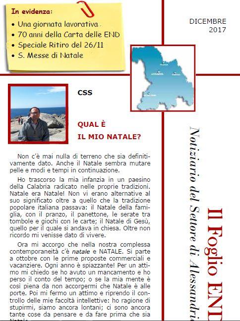 IL FOGLIO DEL SETTORE DI ALESSANDRIA