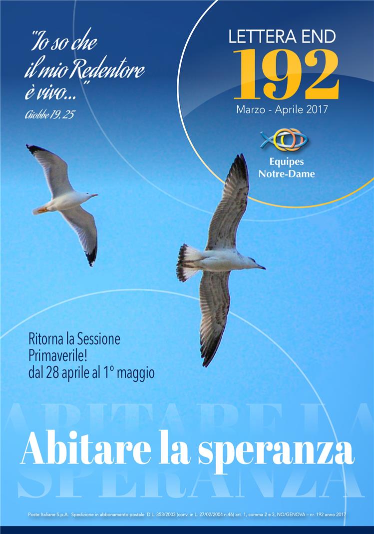LETTERA 192 - MARZO-APRILE 2017