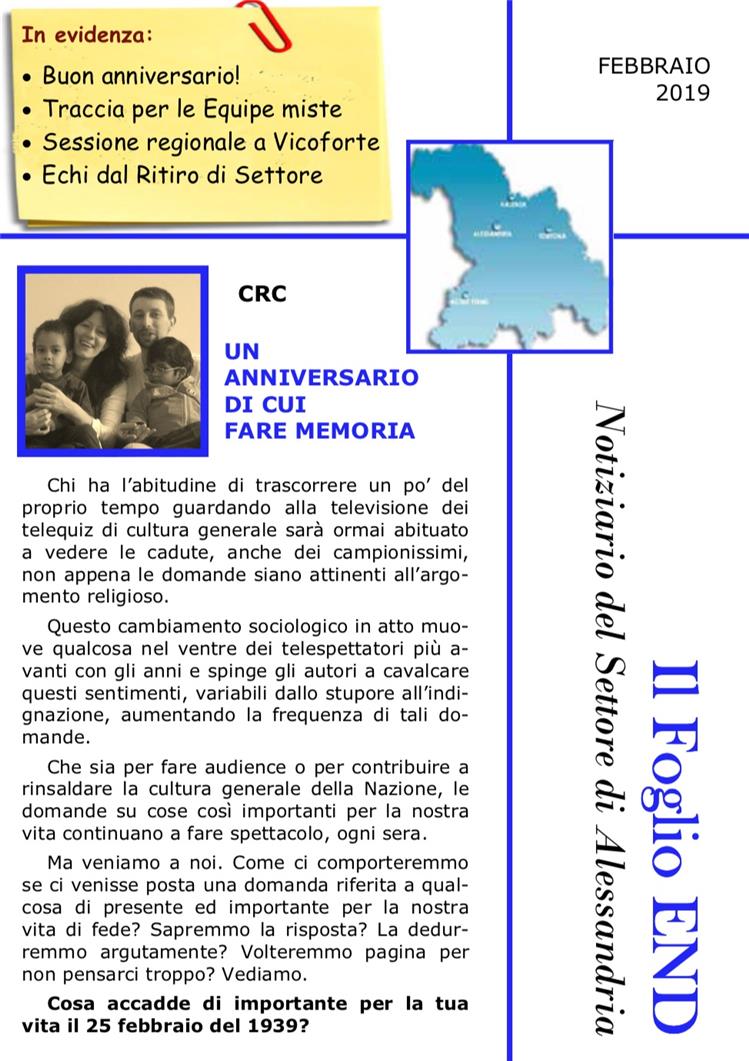 IL FOGLIO DEL SETTORE DI ALESSANDRIA 2019_02