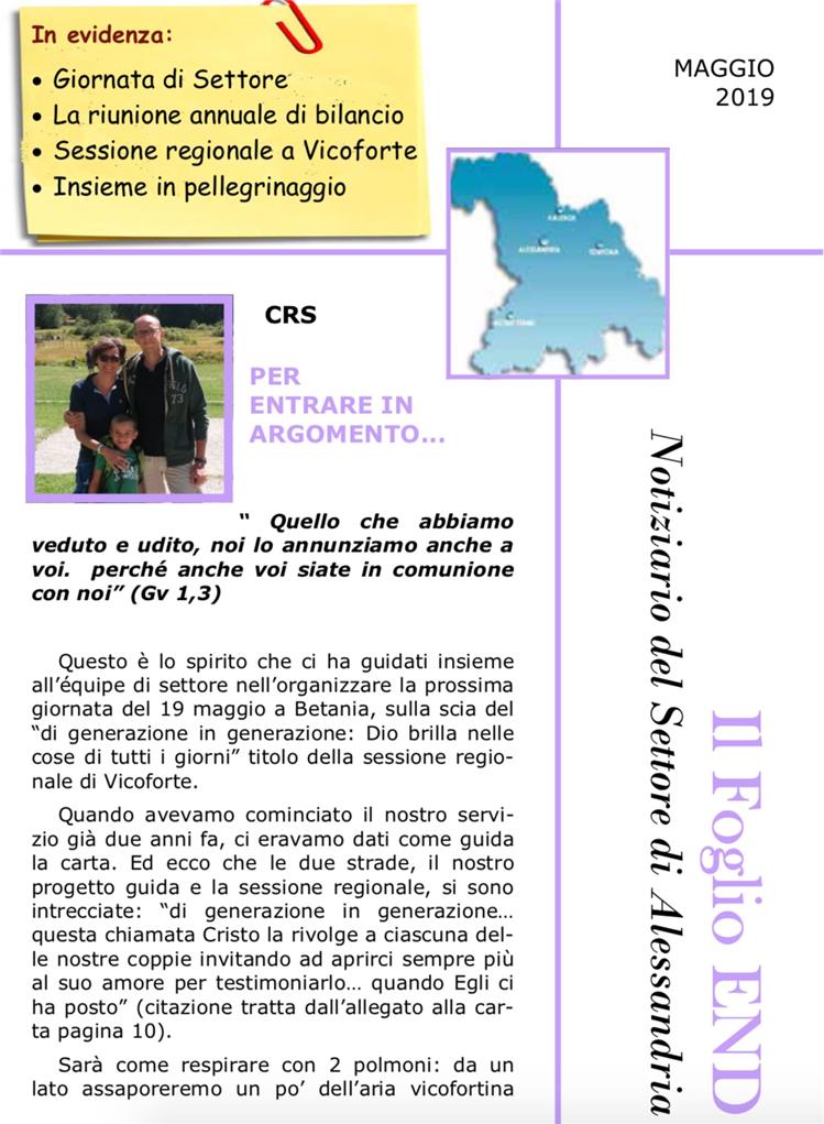 IL FOGLIO DEL SETTORE DI ALESSANDRIA 2019_05