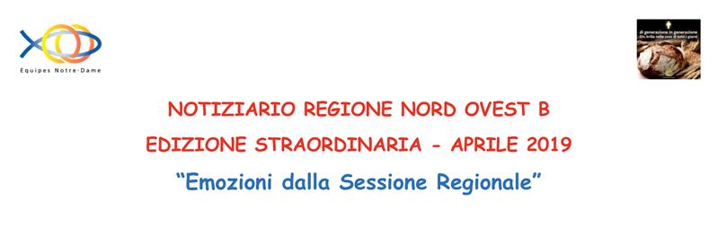 NOTIZIARIO della SESSIONE REGIONALE NOB - Edizione Straordinaria