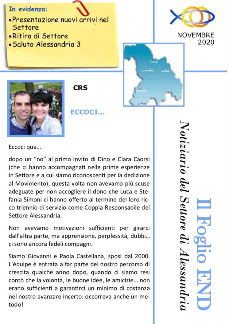 IL FOGLIO DEL SETTORE DI ALESSANDRIA