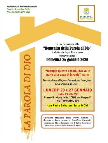Modena: Domenica della parola di Dio 26.01.2020