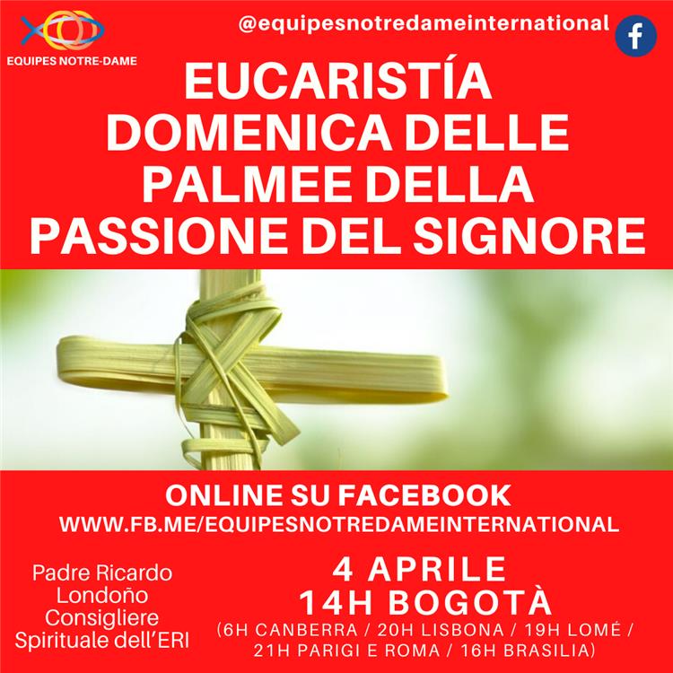 ERI: Santa Messa in diretta da Bogotà (sabato 4 aprile ore 21:00)
