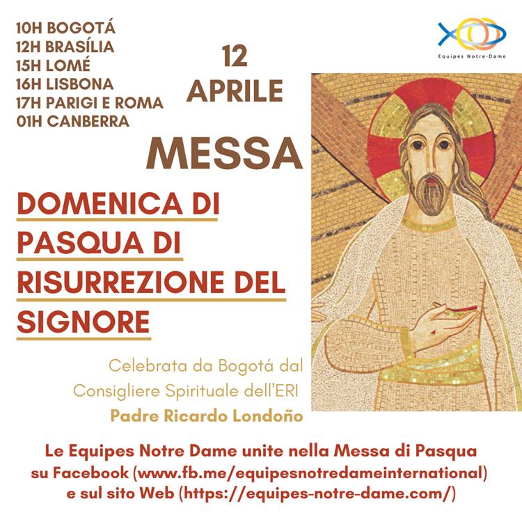 ERI: Santa Messa di Pasqua in diretta da Bogotà (12 aprile ore 17:00)