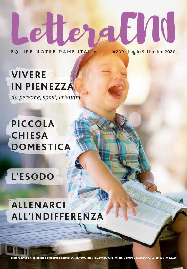 LETTERA 209 - LUGLIO-SETTEMBRE 2020