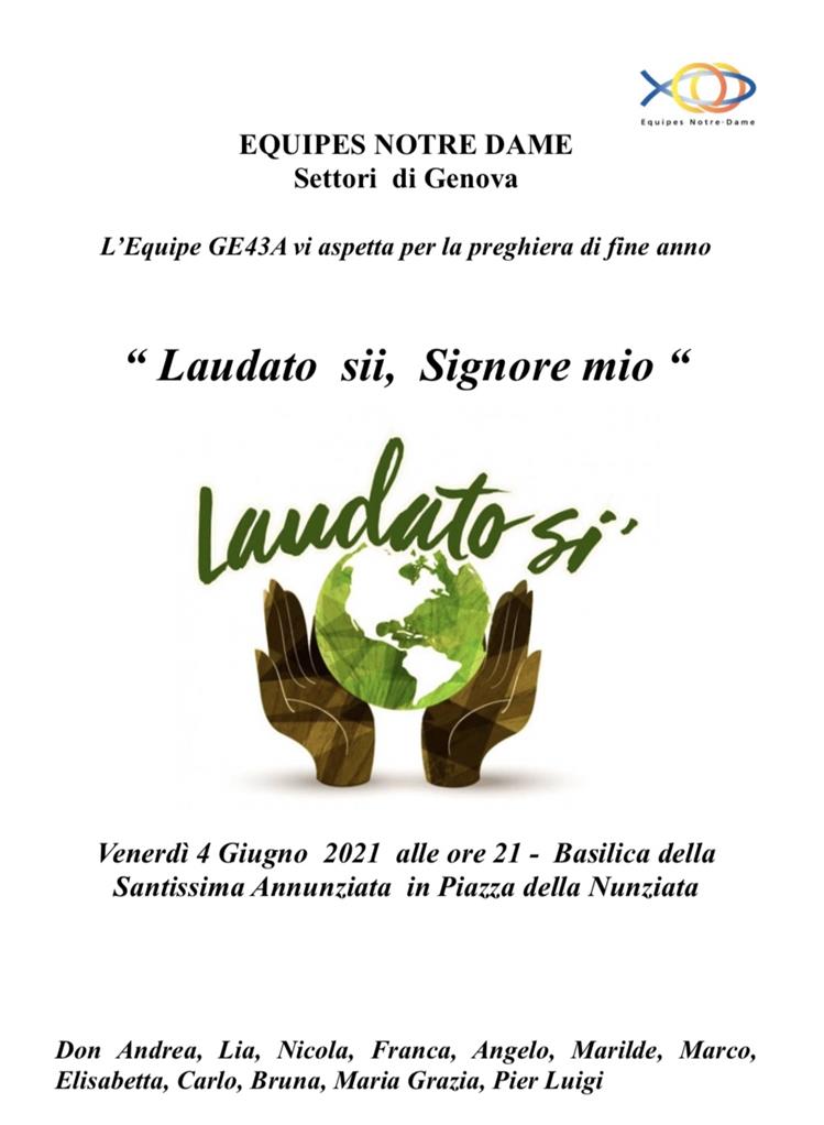 PREGHIERA DI FINE ANNO - EQUIPES GENOVA