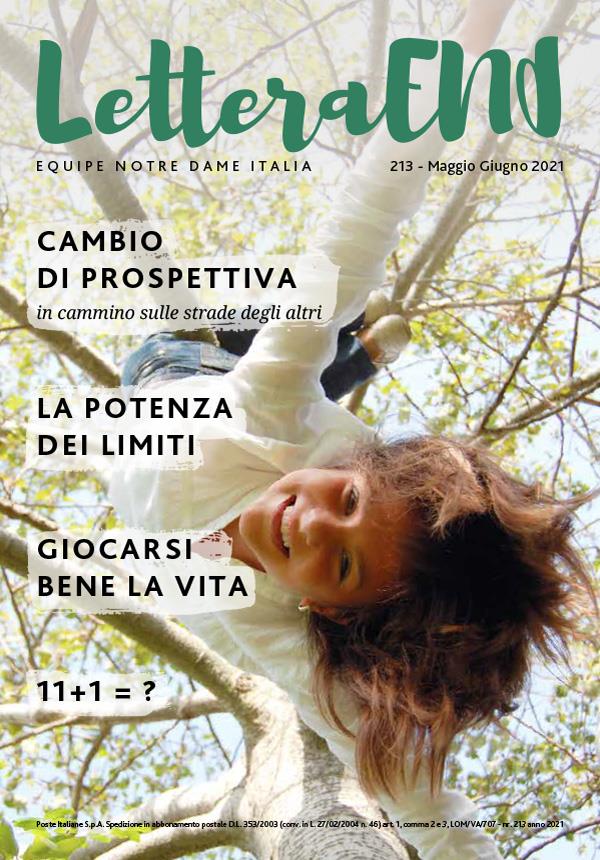 LETTERA 213 - MAGGIO-GIUGNO 2021