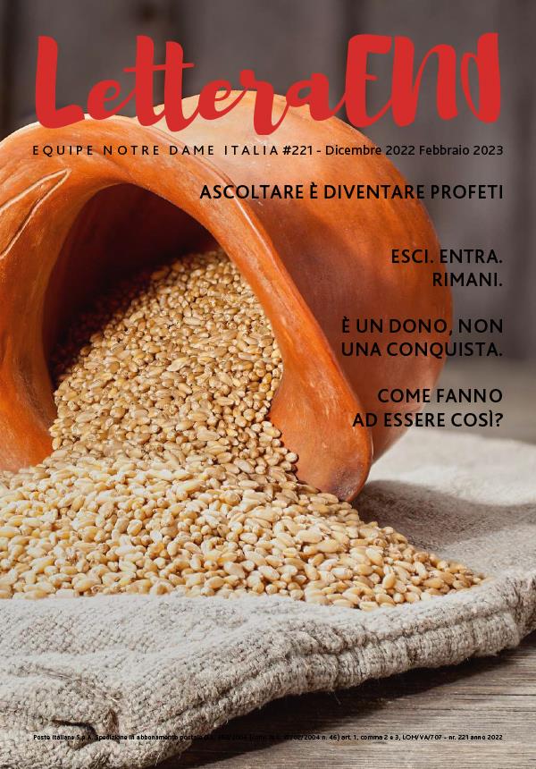 LETTERA 221 - DICEMBRE 2022-FEBBRAIO 2023