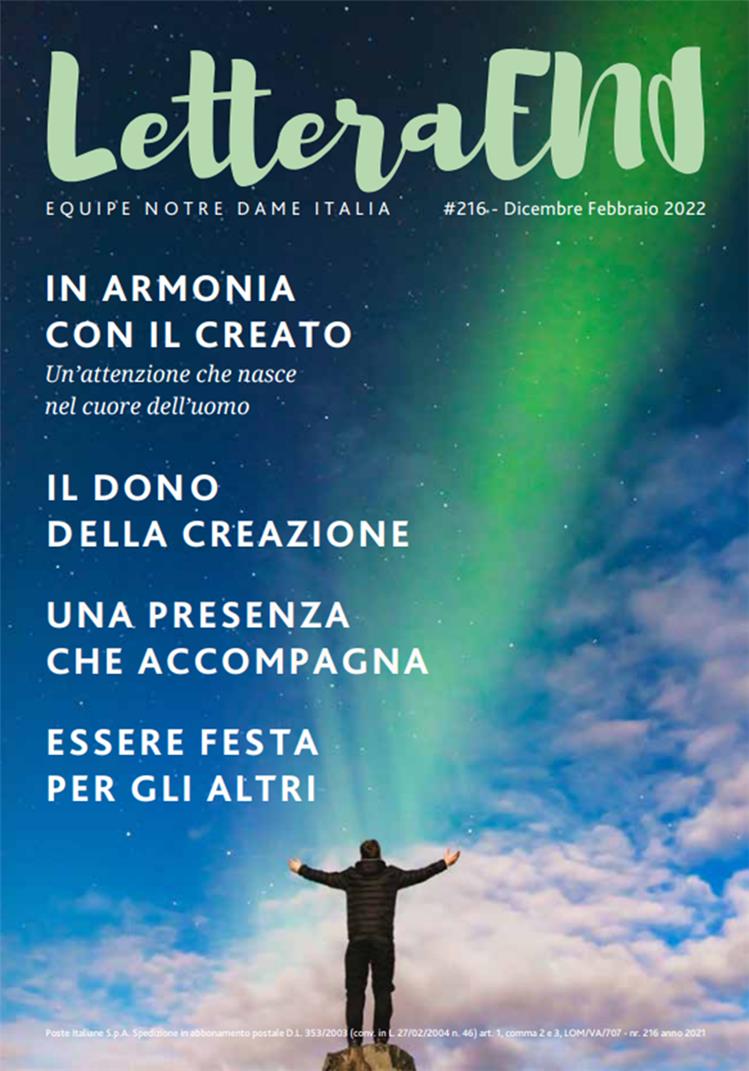 LETTERA 216 - DICEMBRE 2021-FEBBRAIO 2022