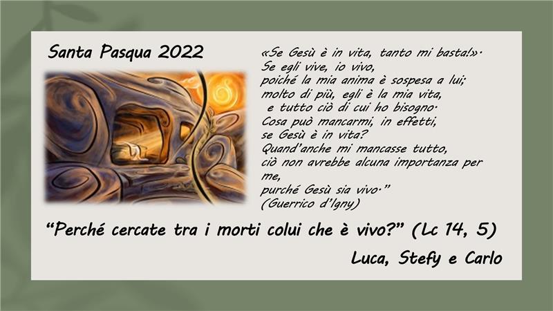AUGURI DI BUONA PASQUA dai Responsabili Regionali Stefania e Luca Simoni