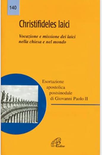 Riflessioni sulla "Christifideles Laici"