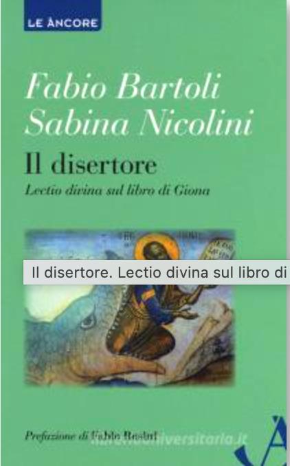 IL DISERTORE lectio divina sul libro di Giona 