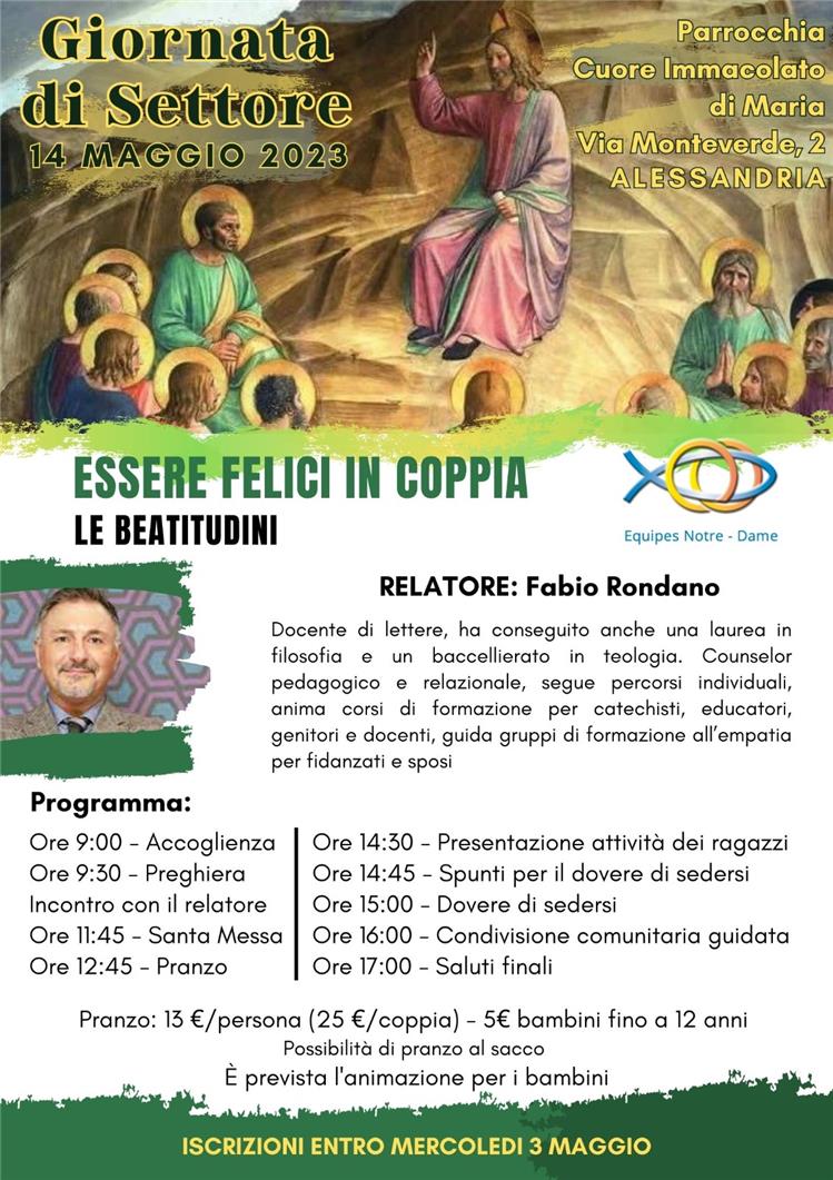 SETTORE DI ALESSANDRIA - Giornata di Settore 2023