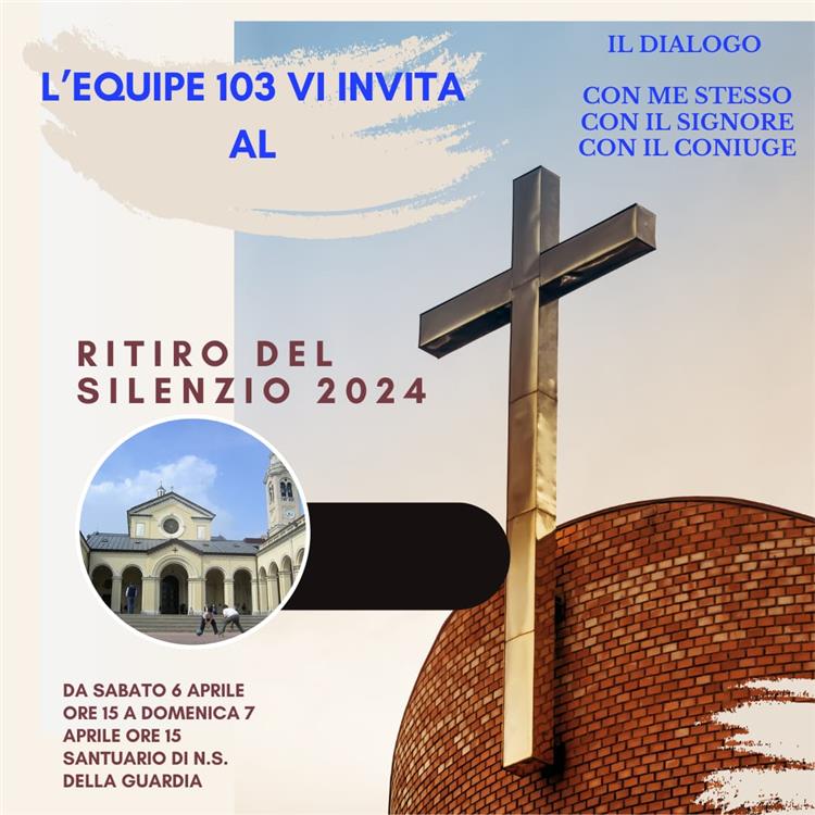 INTERSETTORE GENOVA - Ritiro del silenzio 2024