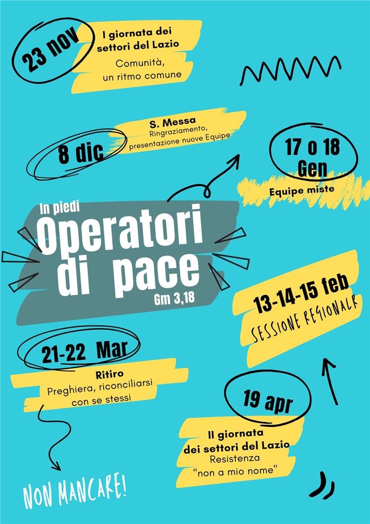 Programma dei Settori del Lazio